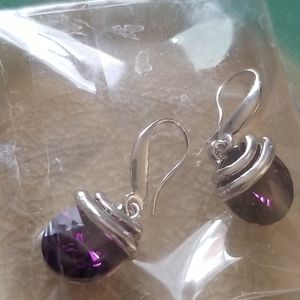 New In Package- Purple "Spring" Earrings